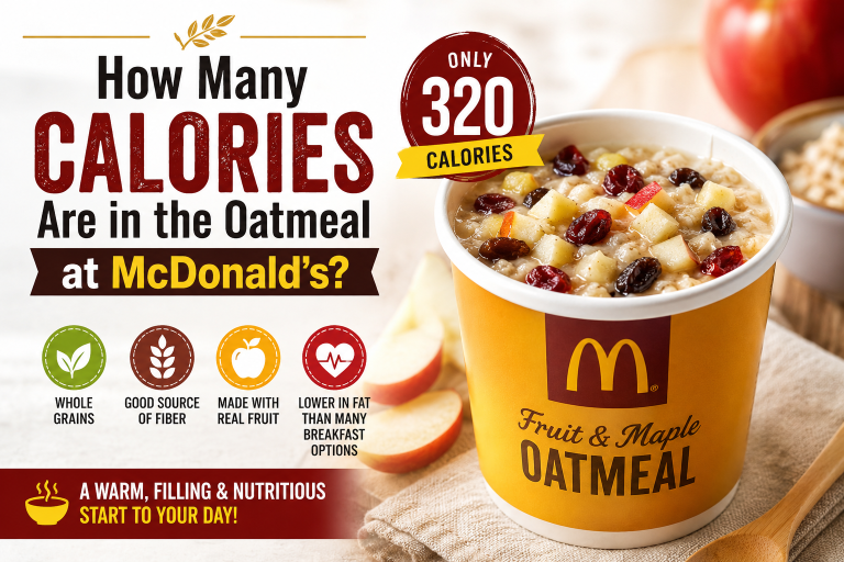 How Many Calories Are in the Oatmeal at McDonald's